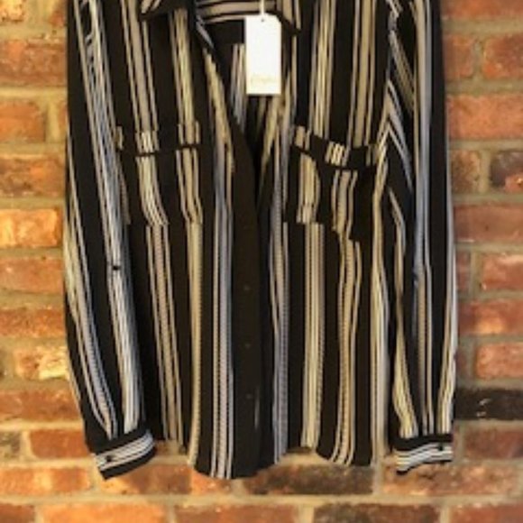 STRIPED BLOUSE NWT - Picture 3 of 3